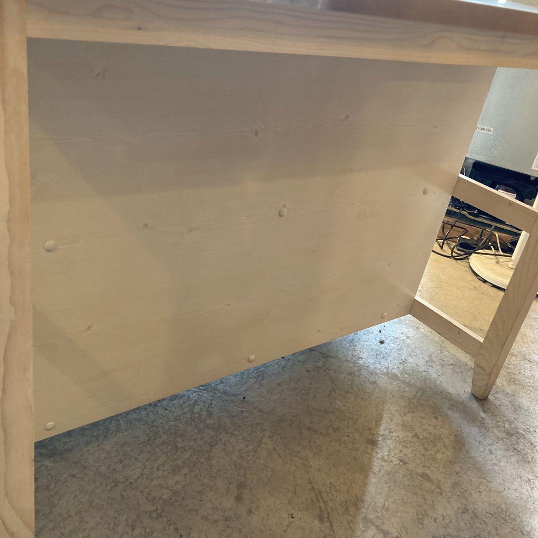 ニトリ ワークテーブル シナモ 作業台 キッチンカウンター