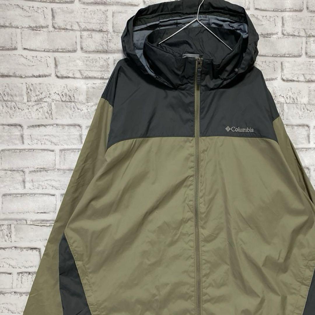 コロンビア マウンテンパーカーブラック2XL ロゴ刺繍アウトドア19 - メルカリ