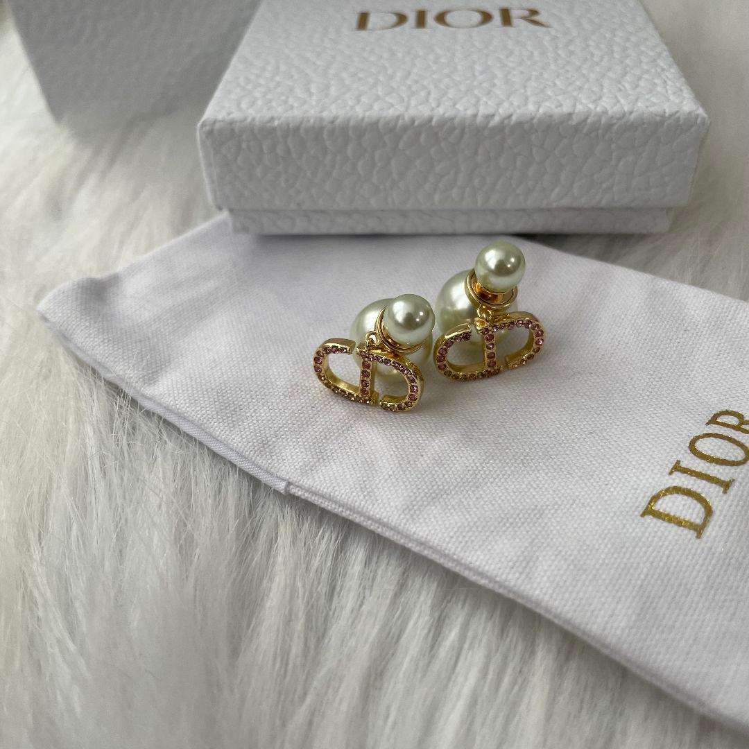 パール ゴールド ハート型ピアス