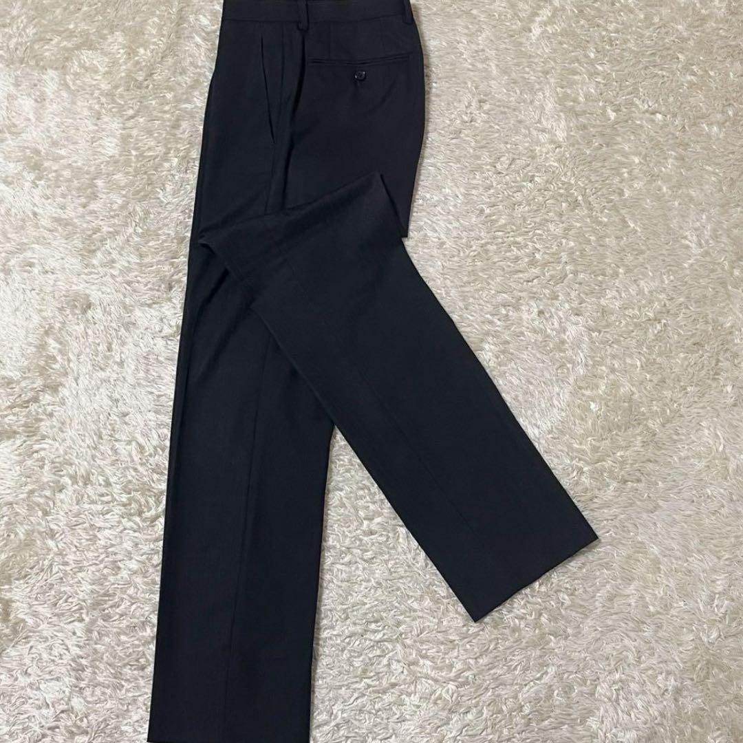 ✨美品✨ COMME CA MEN ビジネススーツ 3ピース ブラック シルク混