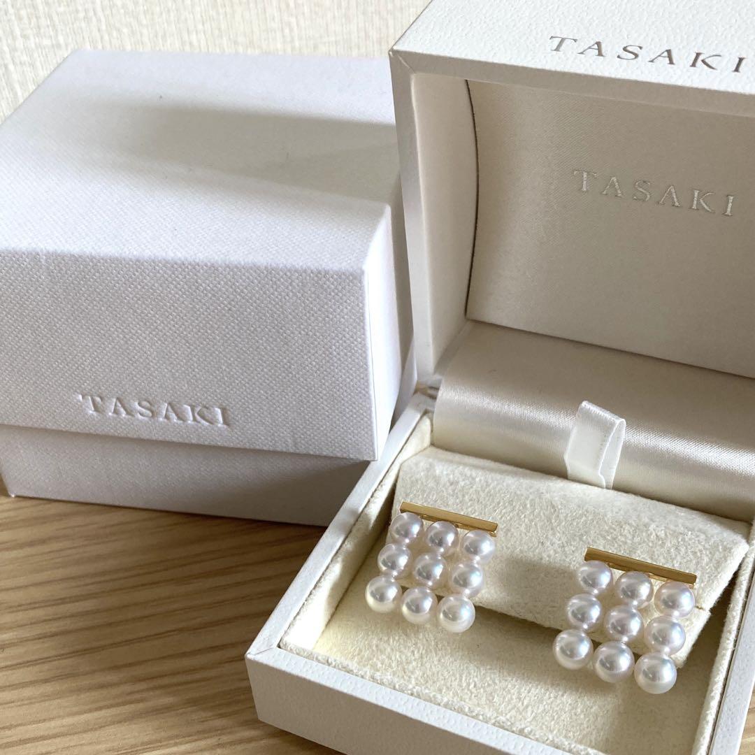 【ほぼ新品】TASAKI バランス ビルド ピアス あこや真珠 ほぼ新品】TASAKI バランス ビルド ピアス あこや真珠 - メルカリ