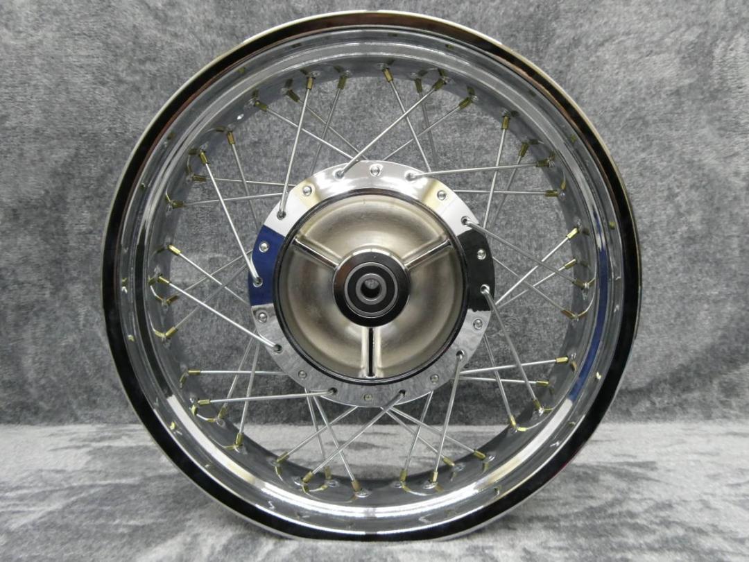 ゼファー７５０　スポークホイール　メッキ　/前後18インチ