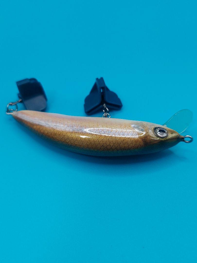 makiオリジナルハンドメイドルアー 公魚剥製仕様 レアな一点物