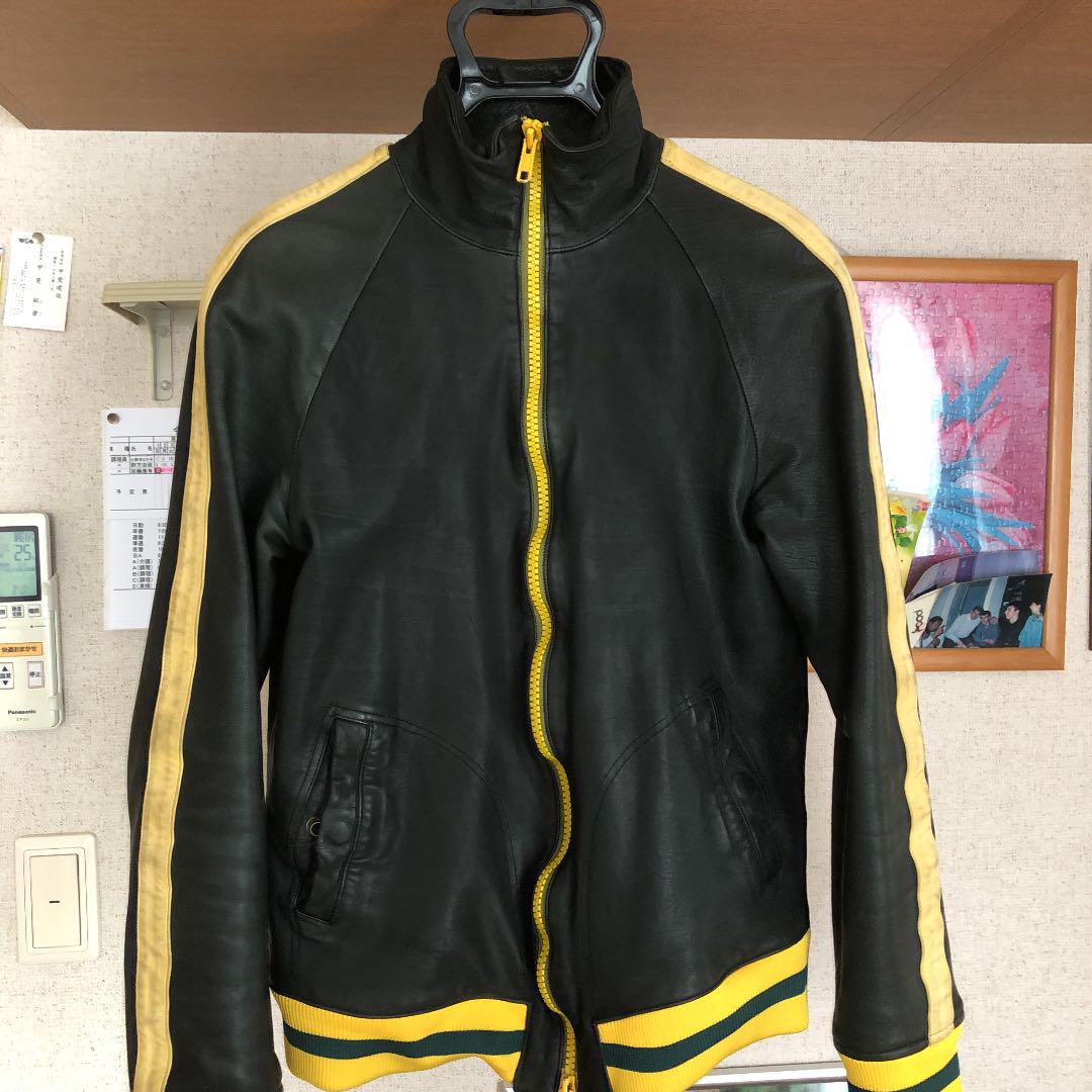 BA CK LA SH カーフレザージャージ