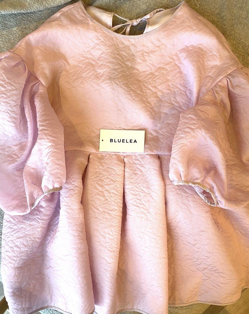 Bluelea Silky jacquard blouse ブルレア ブラウス