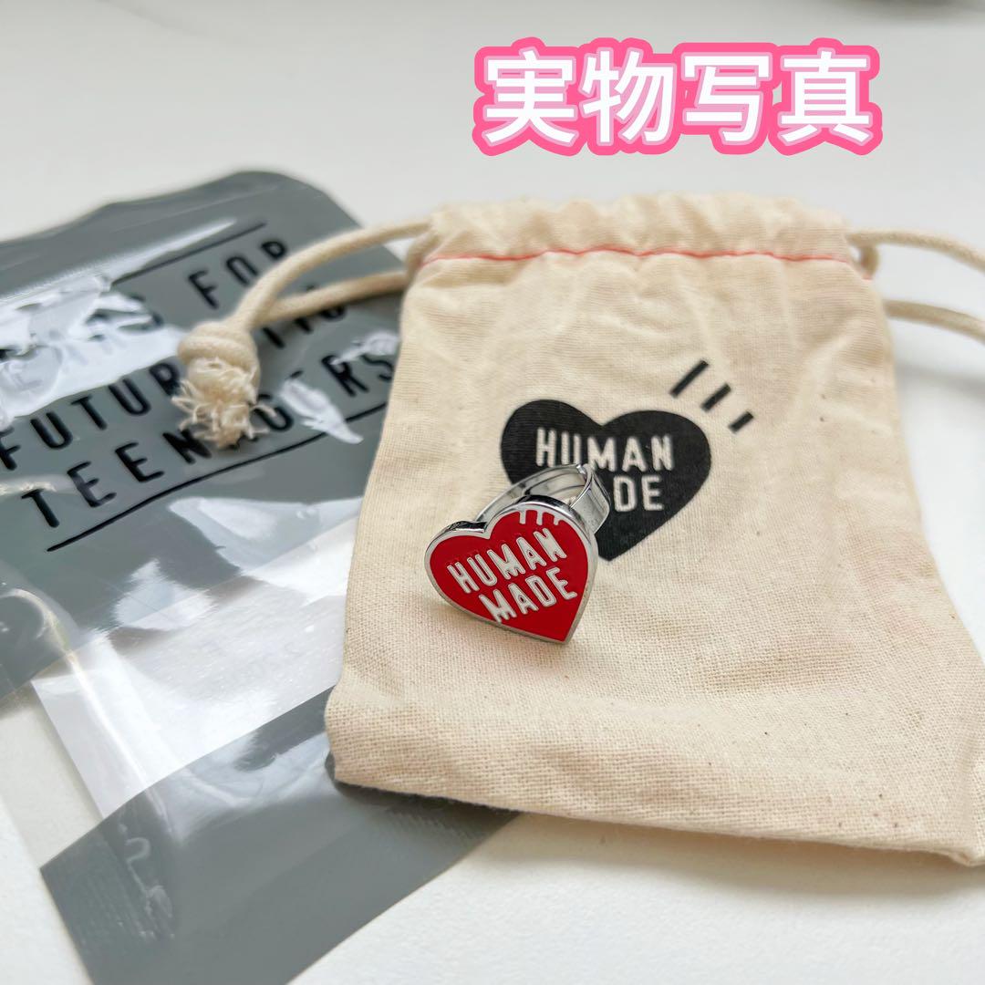 希少★入手困難♪【HUMAN MADE】ハート リング 指輪 レッド Human Made HEART RING ハートリング 赤 レッド - メルカリ
