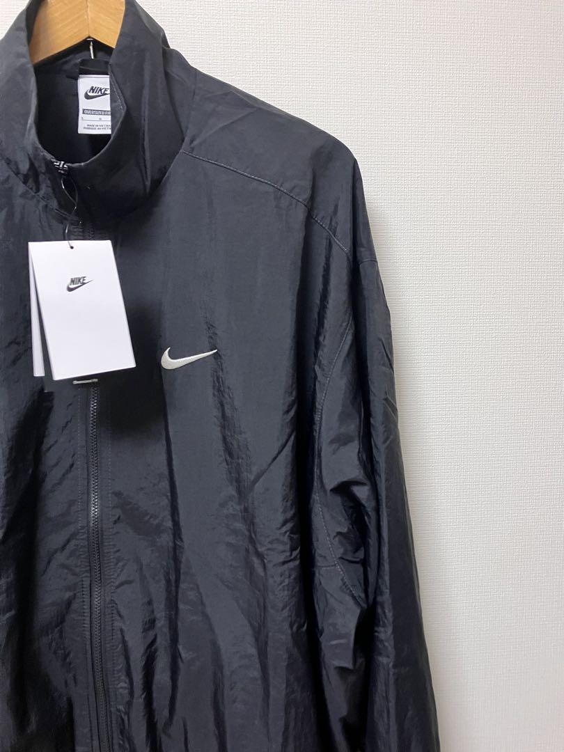 ナイキ クラブ ウーヴン トラックジャケット ナイロン L 新品 NIKE 黒
