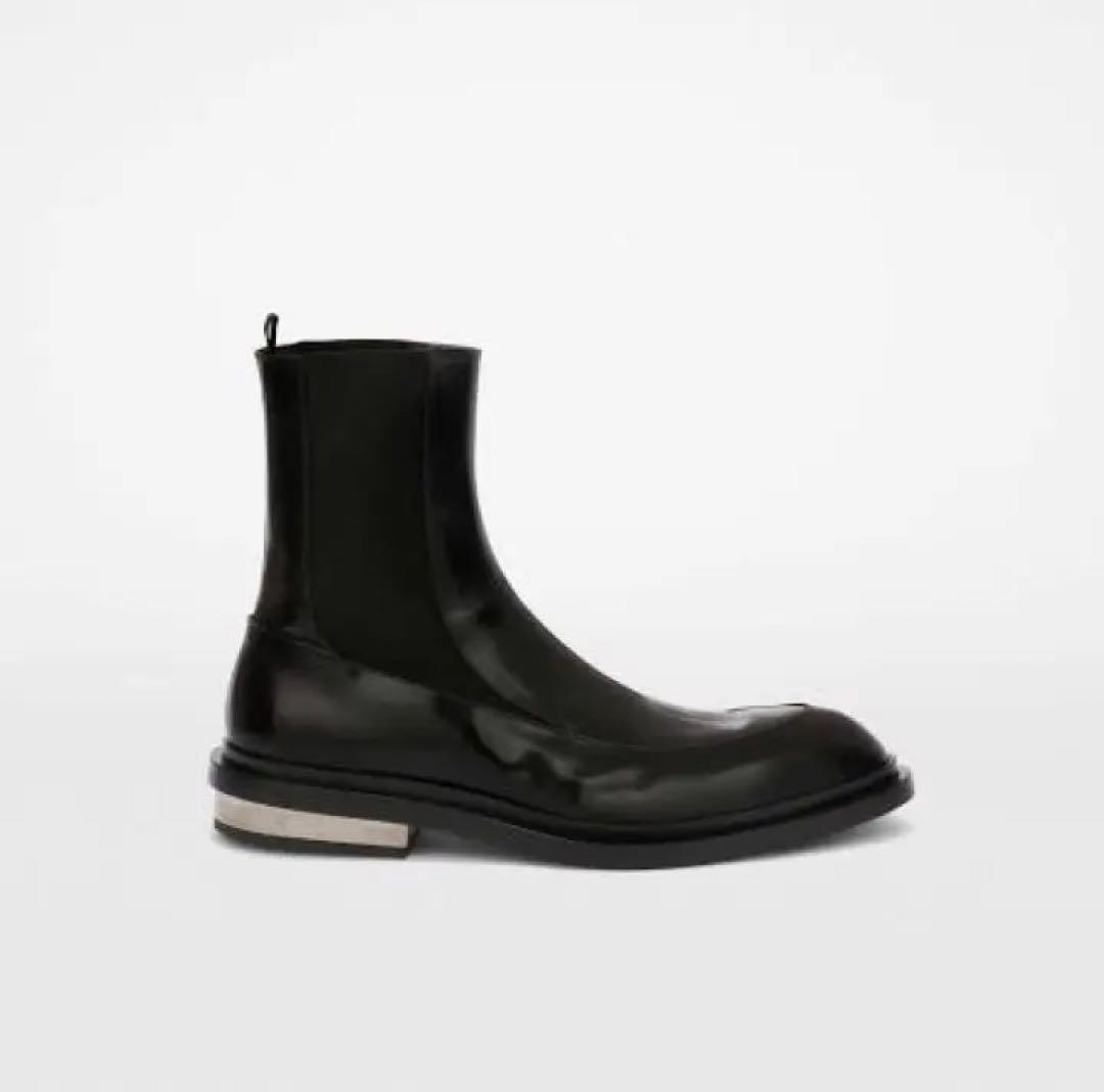 【関税込み】Jil Sander オフホワイト レザー アンクルブーツ SALE☆JIL SANDER レザー製 ファスナー付きアンクルブーツ 詳