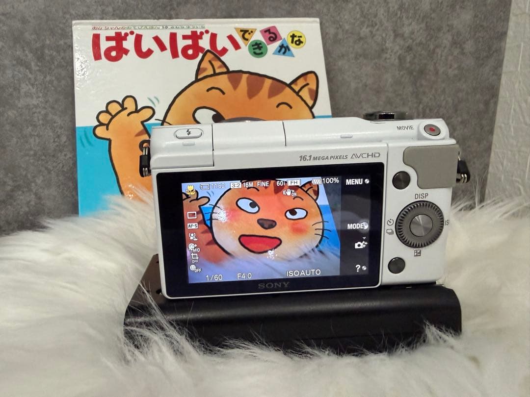 再 自撮り iphoneに画像OK ソニー NEX-3N ホワイトSONY