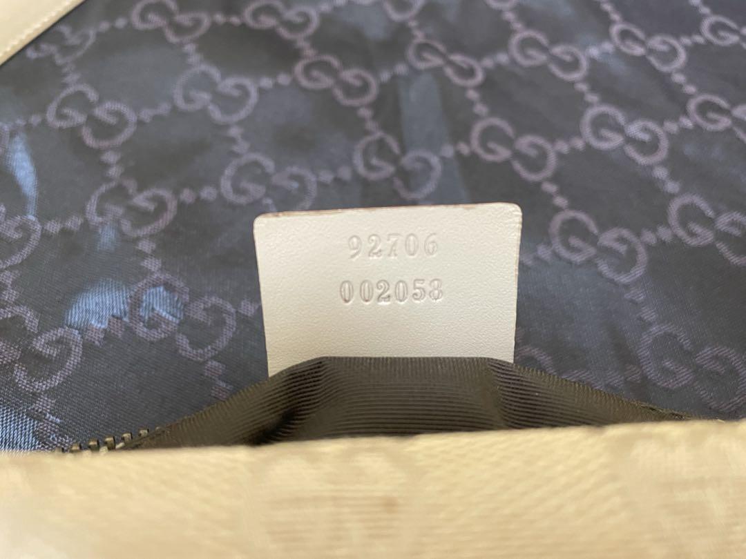 美品 グッチ GUCCI ショルダー バッグ レザー ベージュ 92706 バッグ
