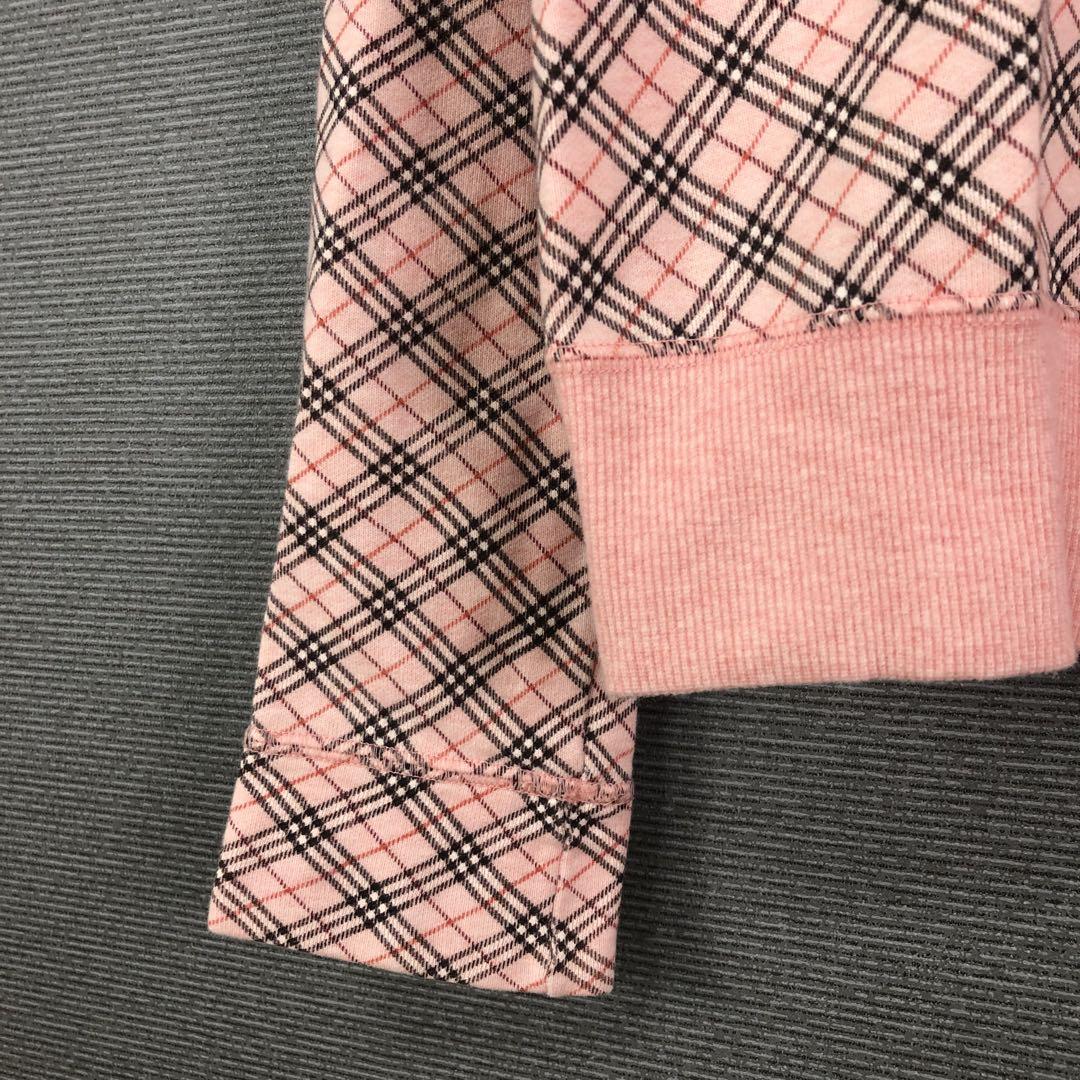 BURBERRY ピンクノバチェック ホースロゴ刺繍 トラック