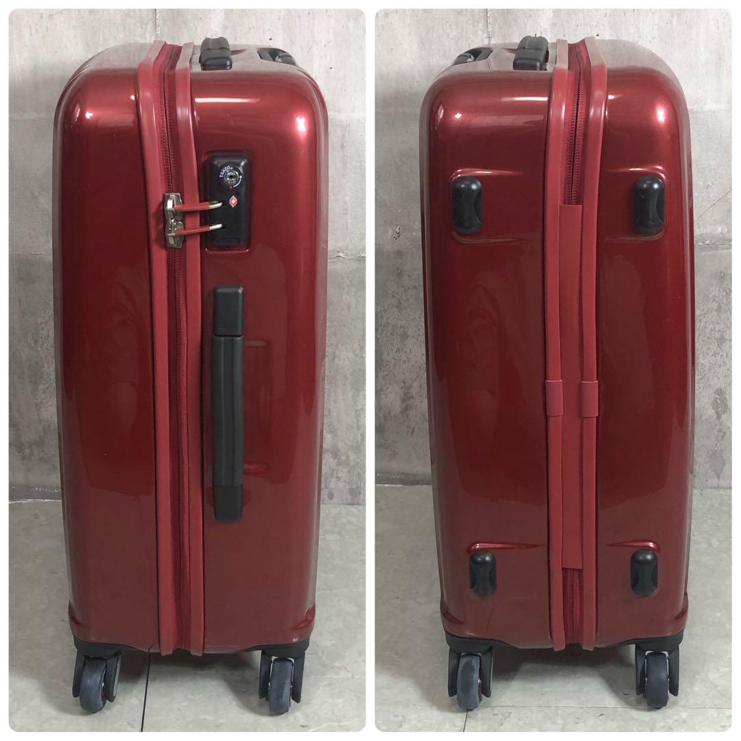FREQUENTER　WAVE　スーツケース　ワイン　TSAロック　4輪　56L FREQUENTER WAVE スーツケース ワイン TSAロック 4輪 56L - メルカリ