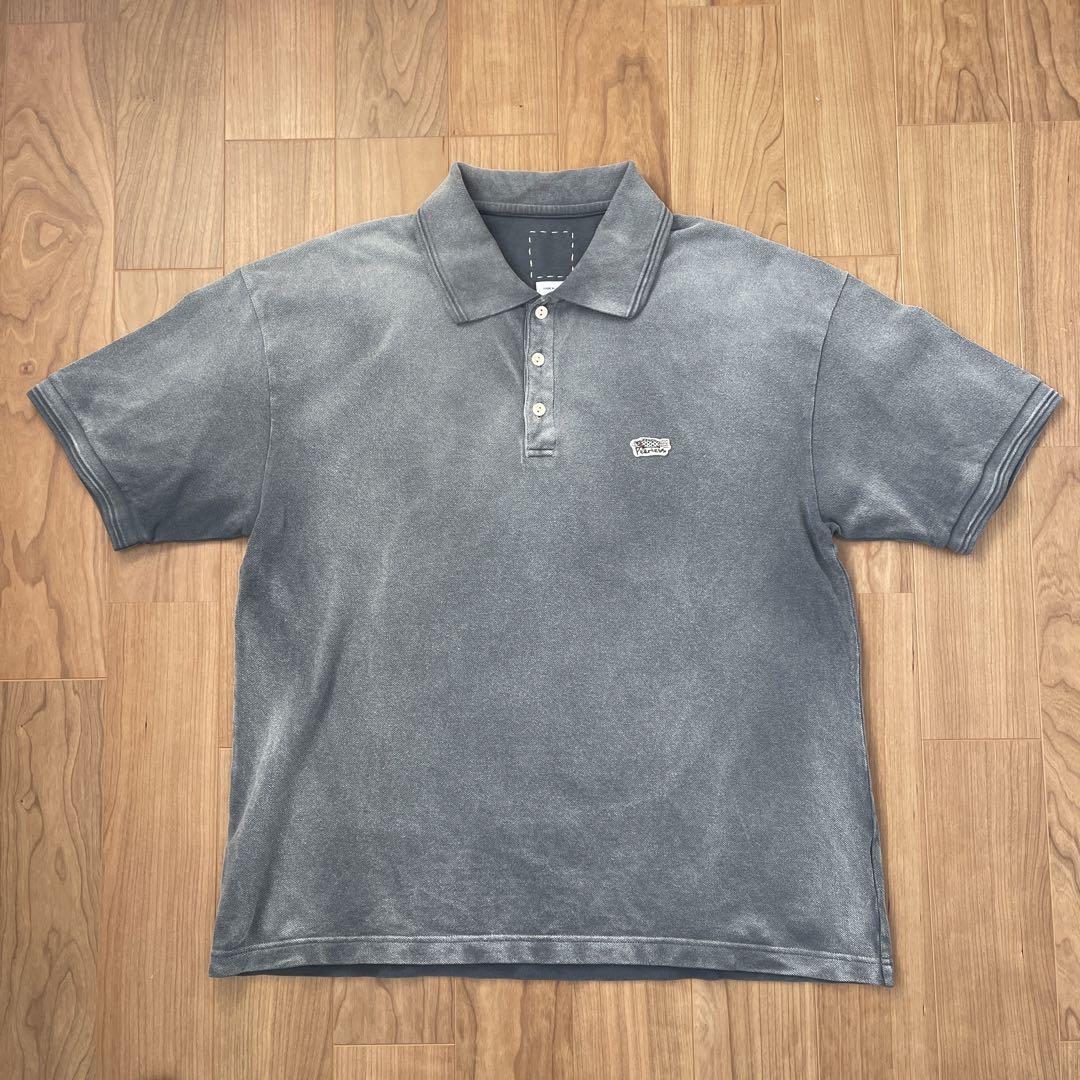 新品同様 visvim UMBO WELLER S/S DMGD ポロシャツ3