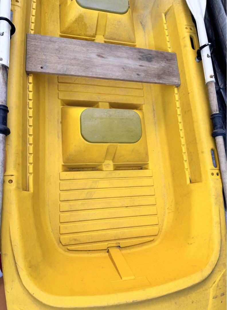 N1714 RYOBI ボートエース 二馬力 生け簀 オール 付き 画像3