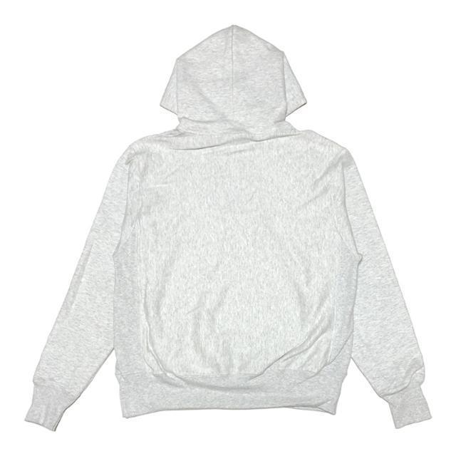 新品M☆CHAMPION USモデル リバースウィーブ パーカー シルバー