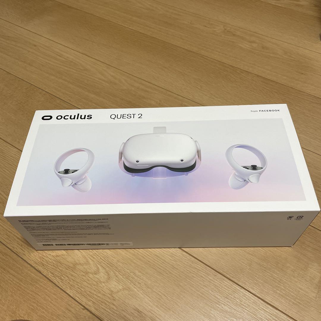  Quest 2 VRヘッドセット + コントローラー2個128GB