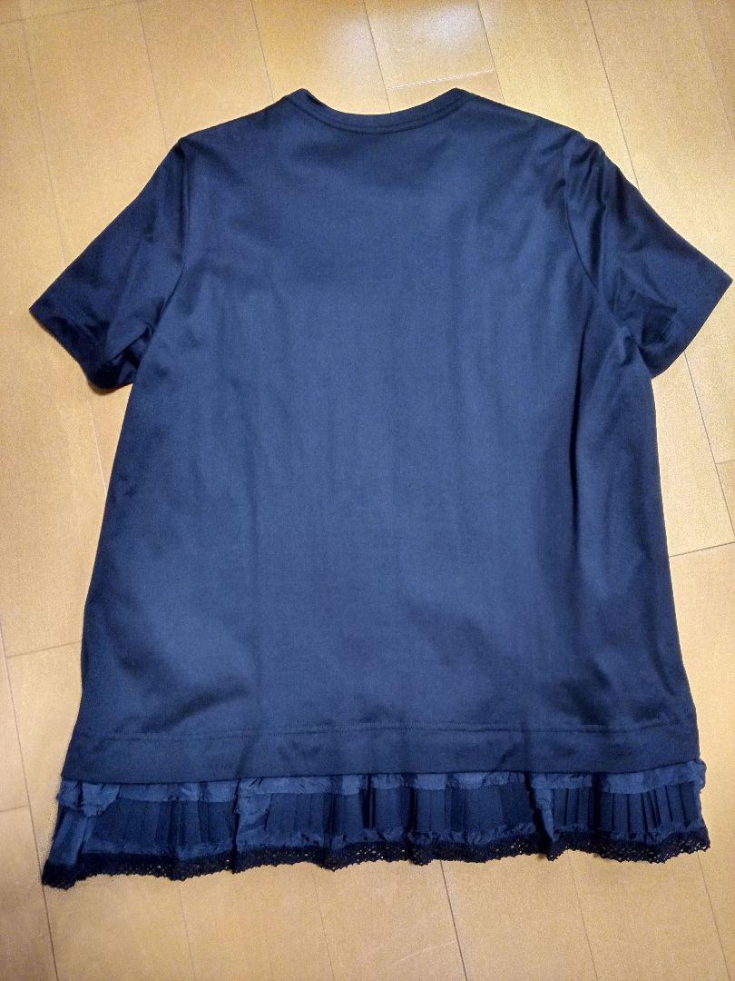sacai サカイ ラッフルレースカットソー コットンジャージー