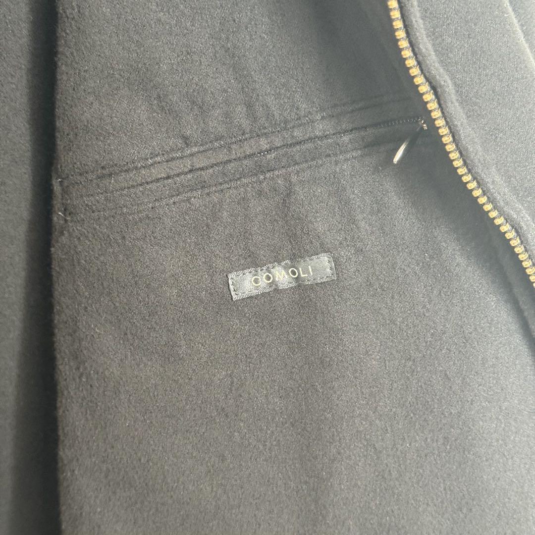 COMOLI (コモリ) 3 モールスキン ジップショートジャケット 24aw