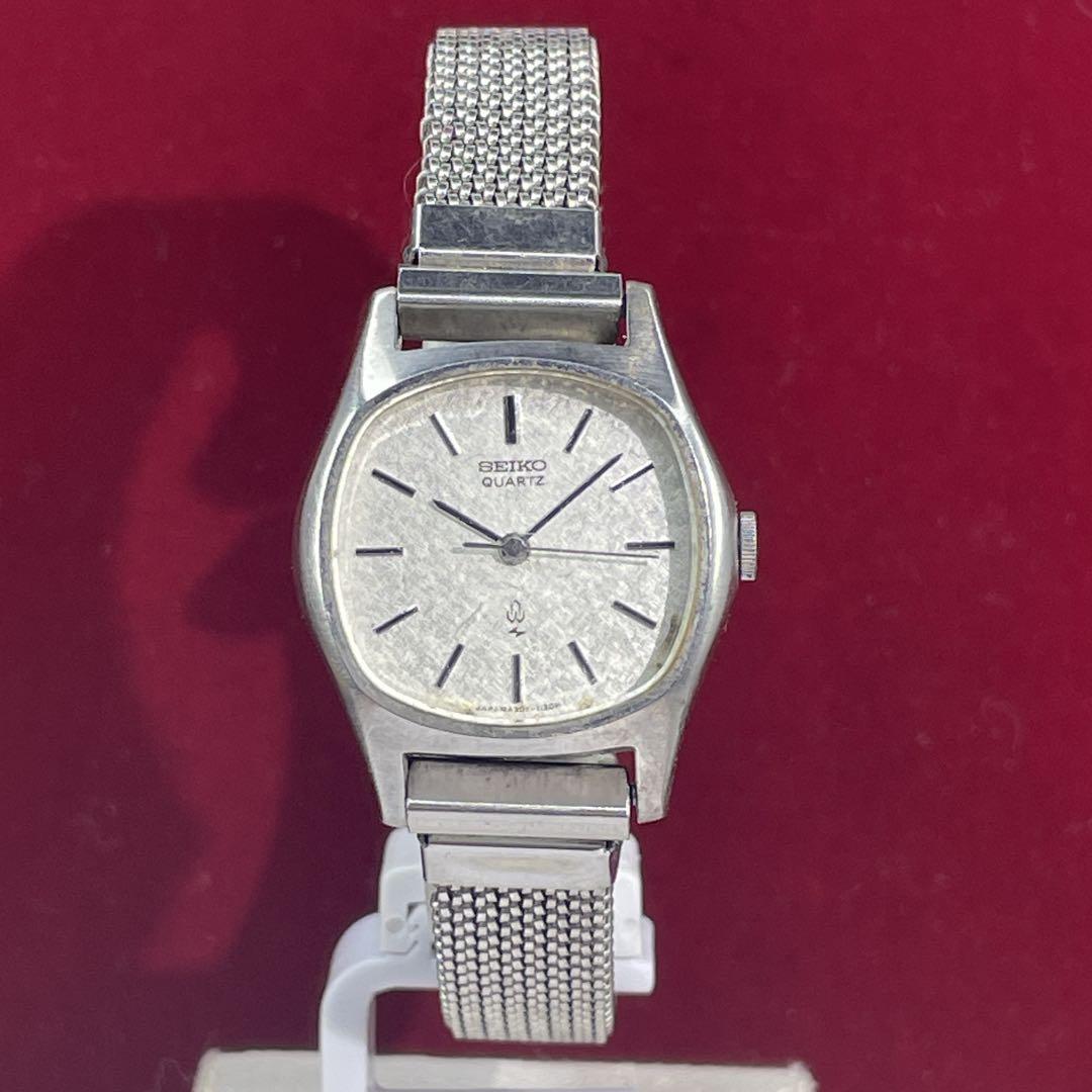 70s 高級 SEIKO QUARTZ 日本製 イタリア製SSベルト 腕時計