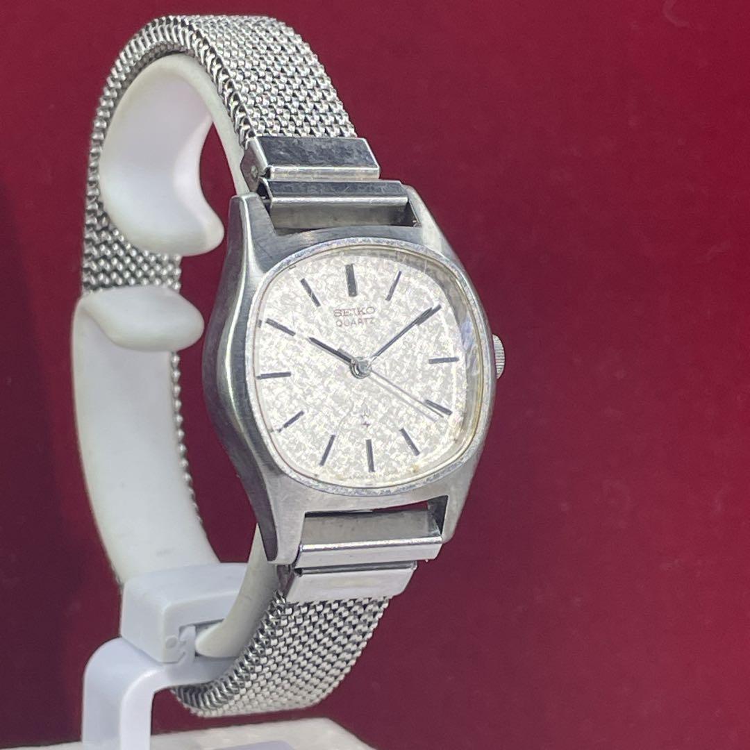 70s 高級 SEIKO QUARTZ 日本製 イタリア製SSベルト 腕時計