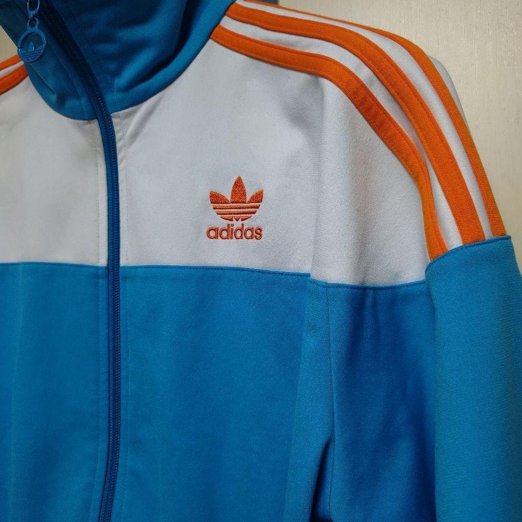 90 s adidas トラックジャケット 刺繍トレフォイル ヴィンテージM・adidas originals MEDICALDB_JP