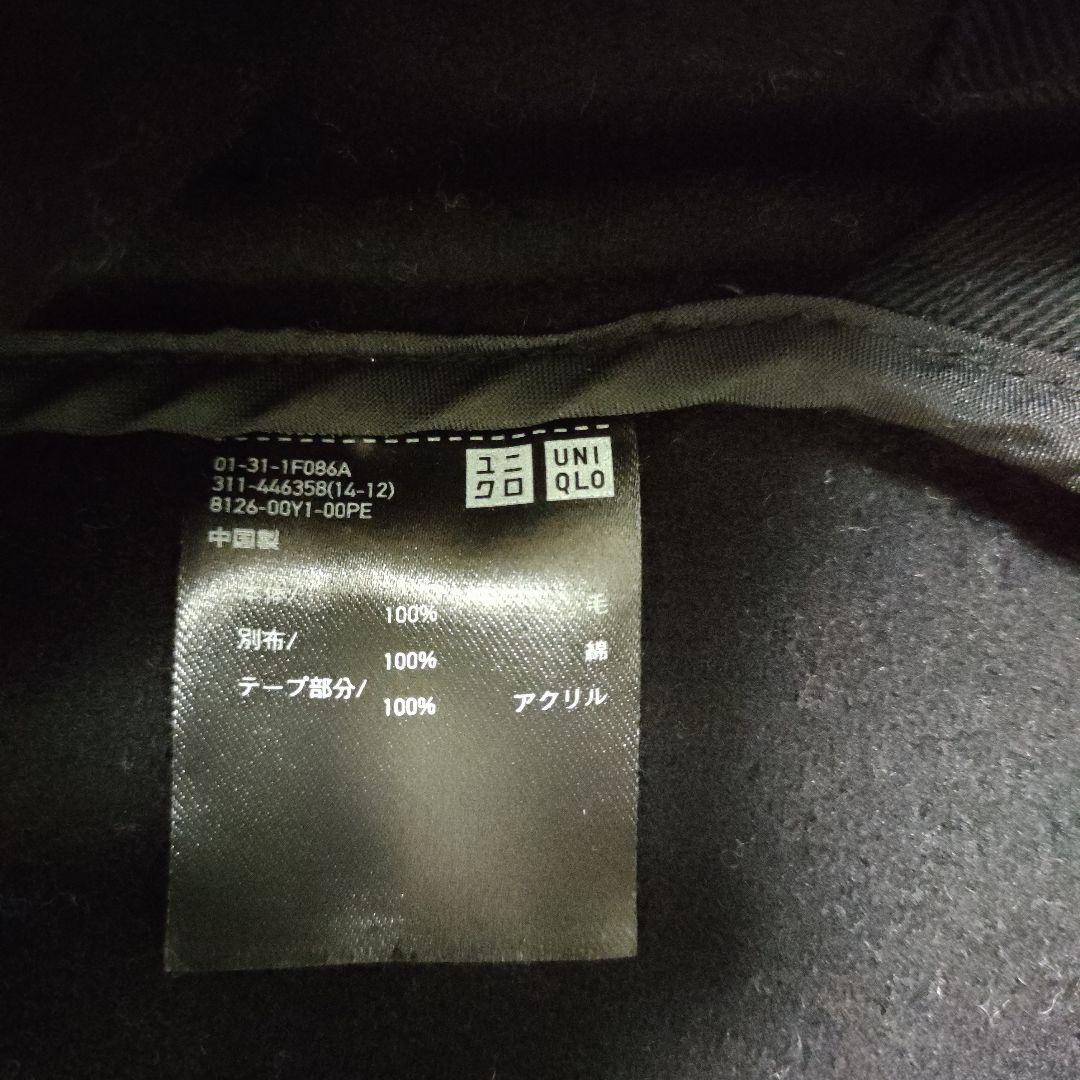 完売 美品　ユニクロ＋J ウール ダッフルコート オーバーサイズ ロング 黒 S