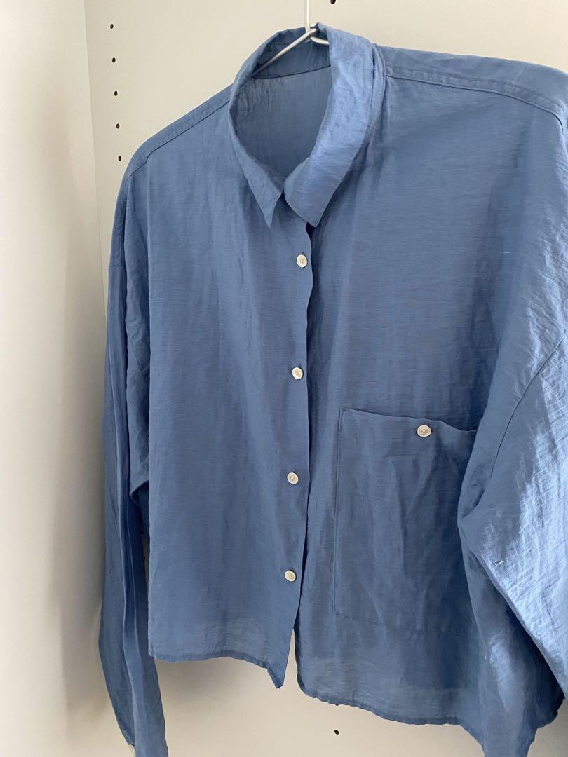 楽天市場】【SALE／20%OFF】[24SS]ACAR 麻混クロップドシャツ