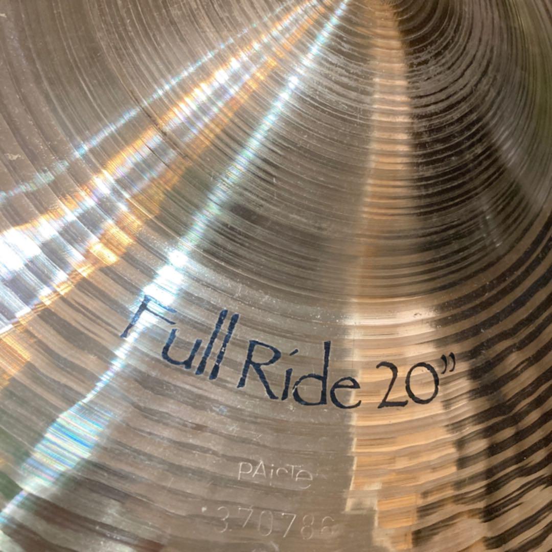 人気SALE正規品 PAISTE SIGNATURE FULL RIDE 20 FtawI-m45241034518 セール特価
