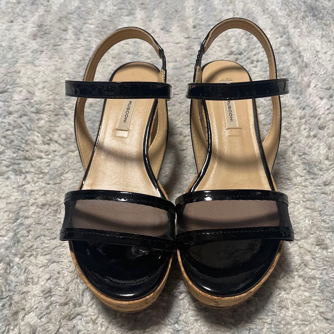 P*୧様 ⭐︎新品未使用⭐︎FABIO RUSCONI ブラック ダブルストラッ ダブルストラップパンプス （パンプス）｜Fabio Rusconi / ファビオ