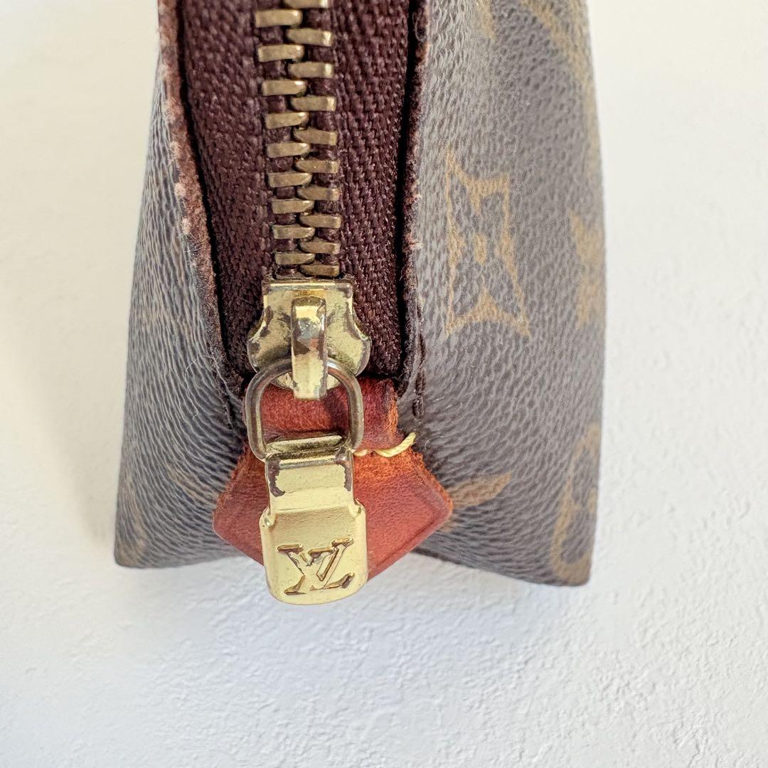 【鑑定済】 ルイヴィトン ポシェット コスメティック モノグラム ポーチ LOUIS VUITTON ルイヴィトン ポーチ レディース モノグラム