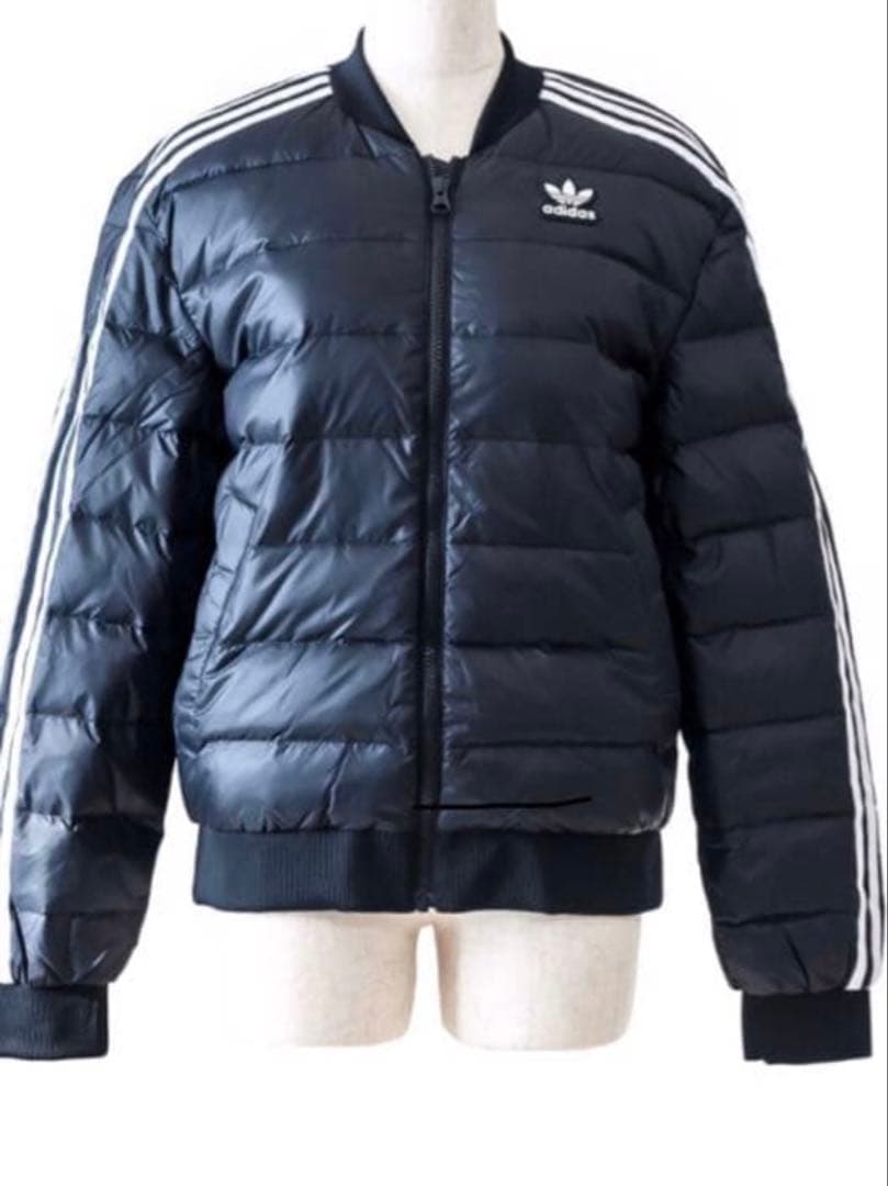 adidas ダウンジャケット ネイビー S