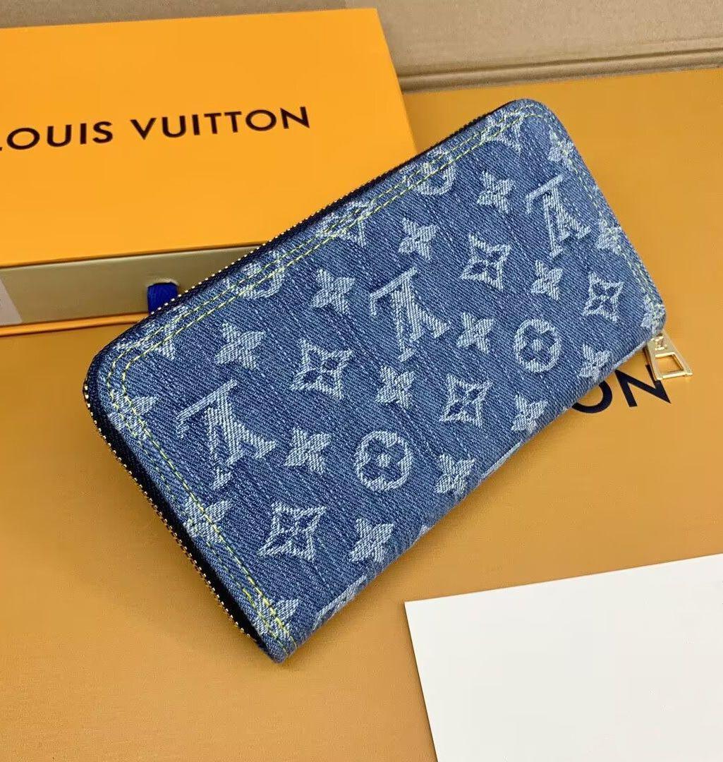 Louis Vuitton ⭐️大人気デニム長財布 モノグラム - メルカリ