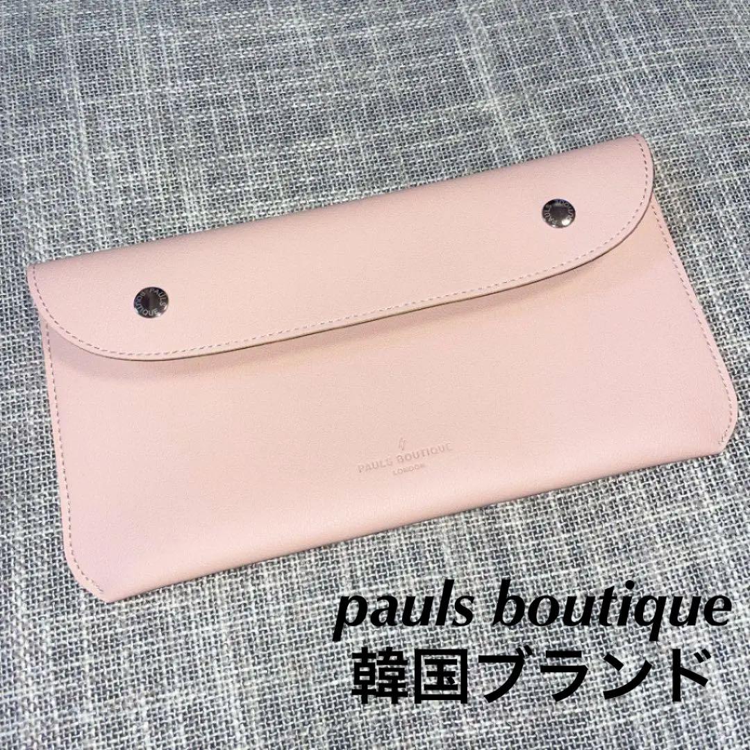 クラッチバッグ pauls boutique 韓国 ピンク ゴールド ポーチ