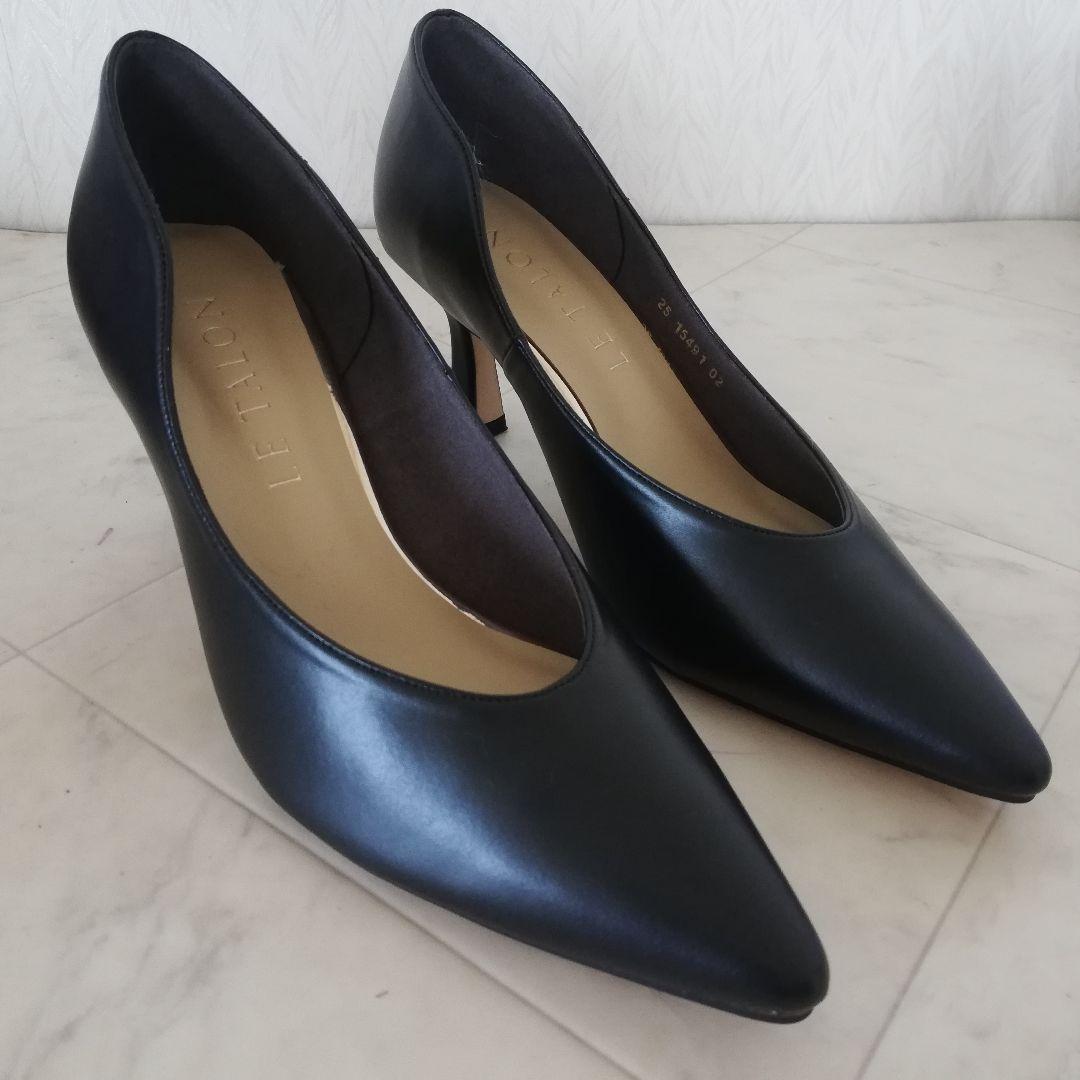 未使用!!LE TALON ルタロン パンプス 23.5cm