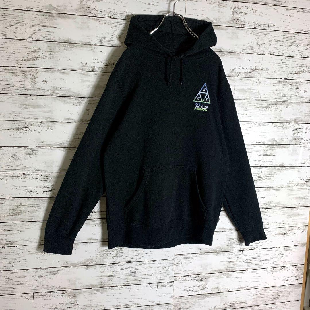 803【パブストブルーリボンとのコラボ！】ハフ☆バックプリント入りパーカー