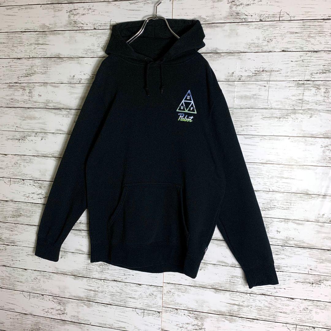 803【パブストブルーリボンとのコラボ！】ハフ☆バックプリント入りパーカー