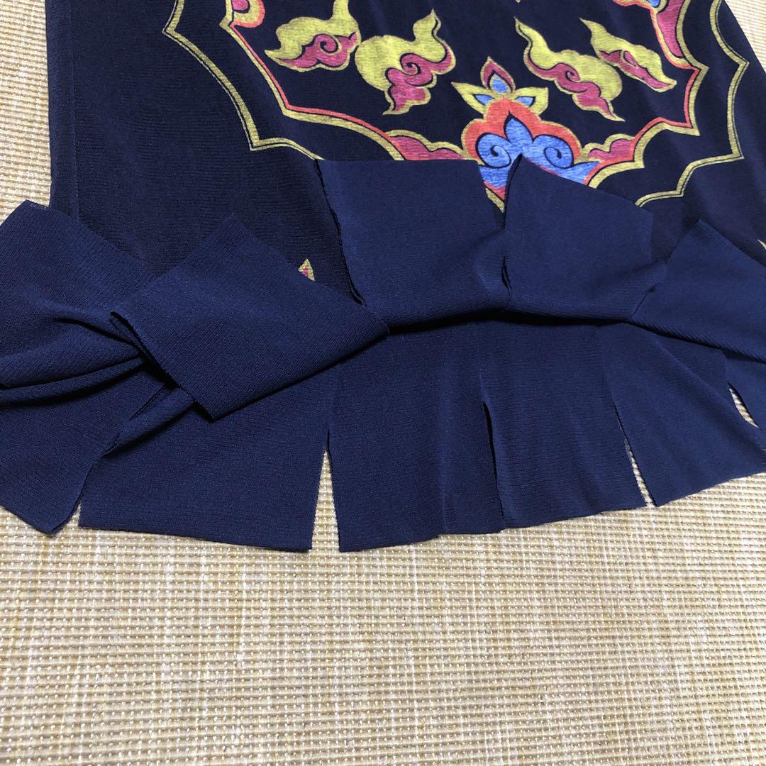 Vivienne Tam 希少❤️美品 ひざ丈スカート サイズ0 裾は短冊フリル