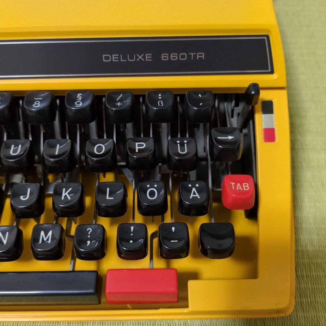 【レア物】ブラザー　タイプライター　DELUXE 660TR ドイツ語対応