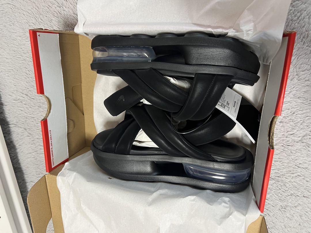 NIKE WMNSエアマックスアイラ ブラック サンダル 26cm