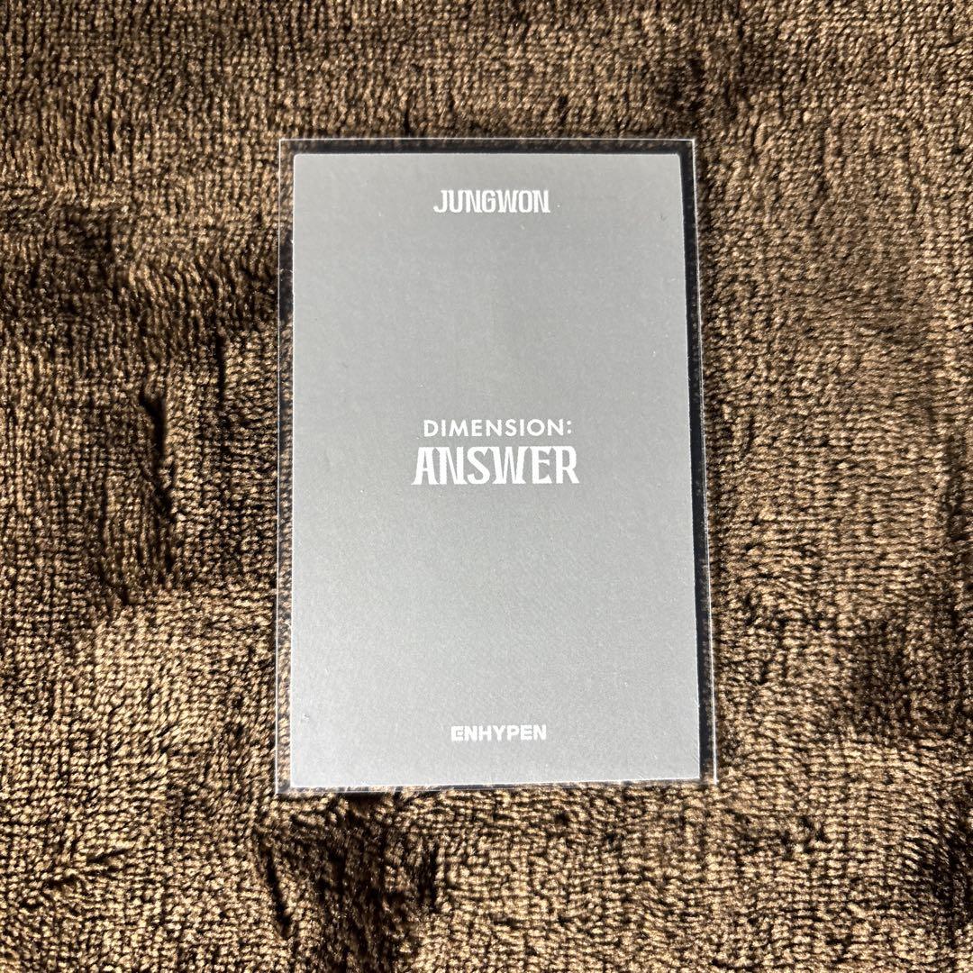 ENHYPEN ジョンウォン ANSWER トレカ - メルカリ