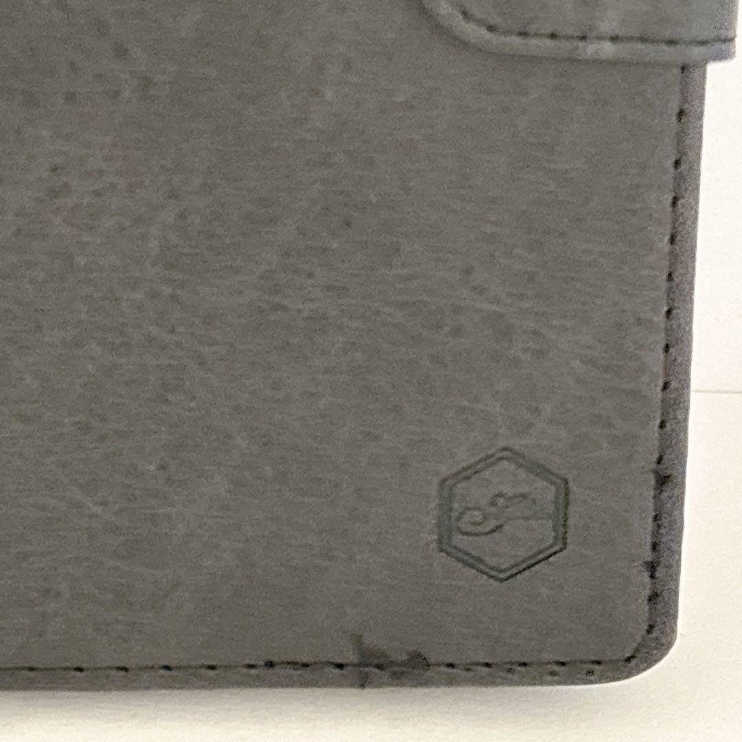 Xperia 10 IV ケース 手帳型 PUレザー ブラック カード収納