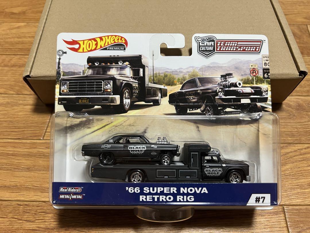 ミニカー hotwheels team transport