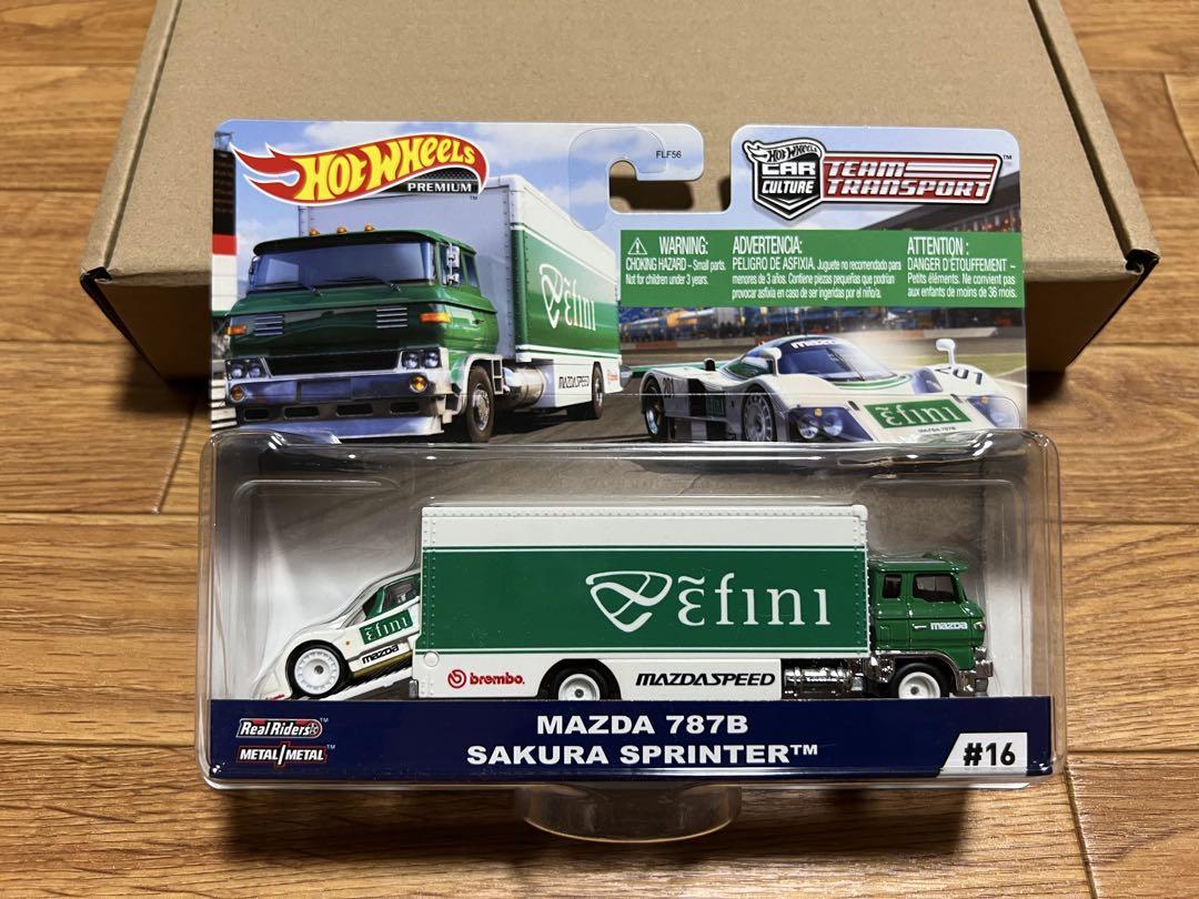 ミニカー hotwheels team transport