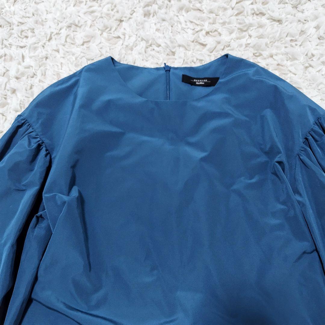 半額 50％OFFの通販 ワンピース WEEKEND MAXMARA 2024年春夏新作 メルカリ - ブルー ワンピース