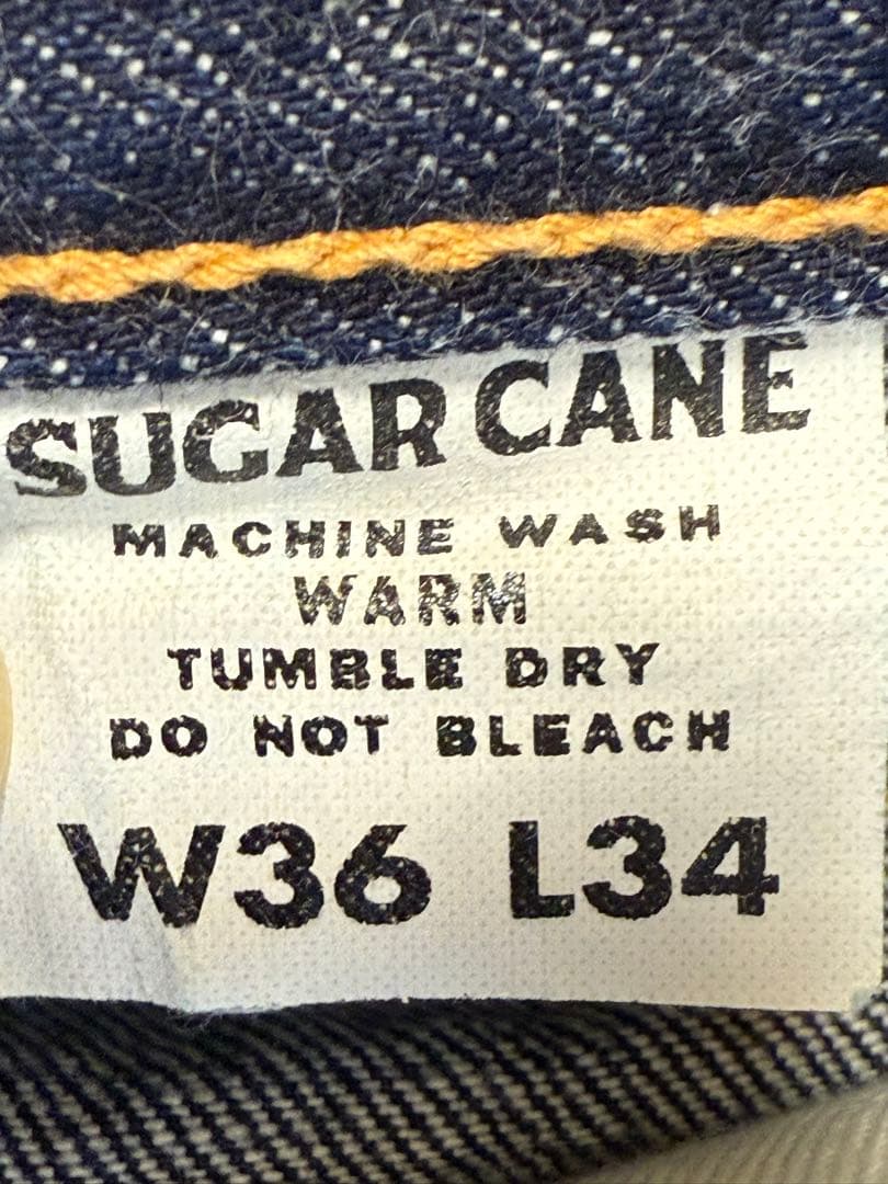 濃紺 SUGAR CANE 1947 W36L34 濃紺 SUGAR CANE 1947 W36L34