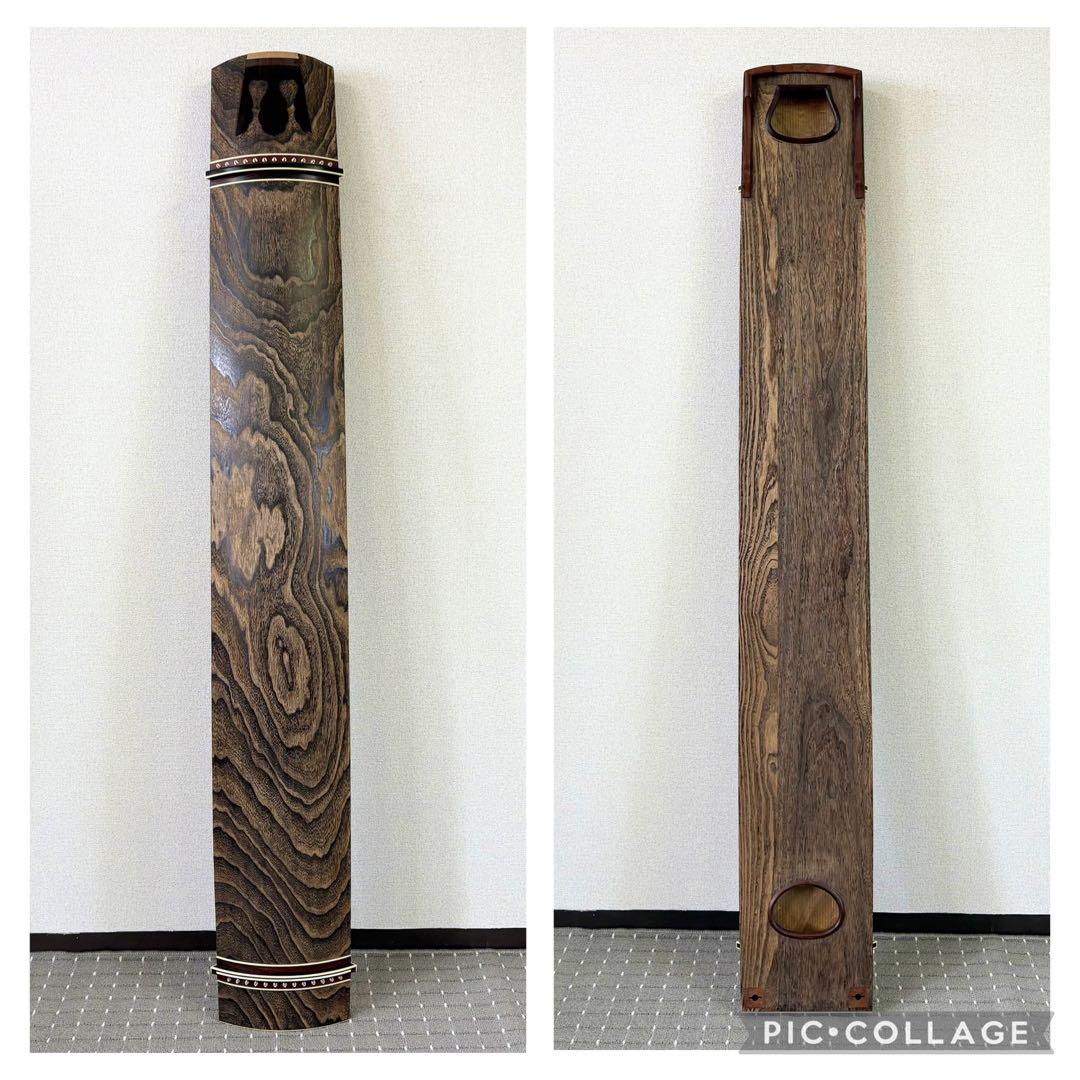 新品未使用 お琴 フルセット付属品付 半上角すだれ彫 定価25万円相当 糸張り込
