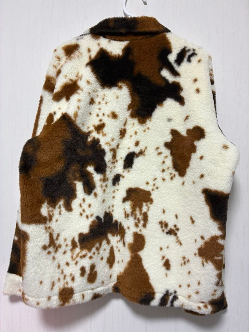 アニマル柄カウ牛柄プルオーバーアメカジヴィンテージ好きにM