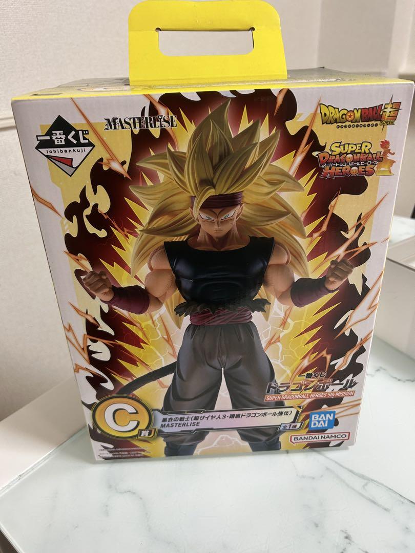 ドラゴンボール 一番くじ 未開封 黒衣の戦士 超サイヤ人