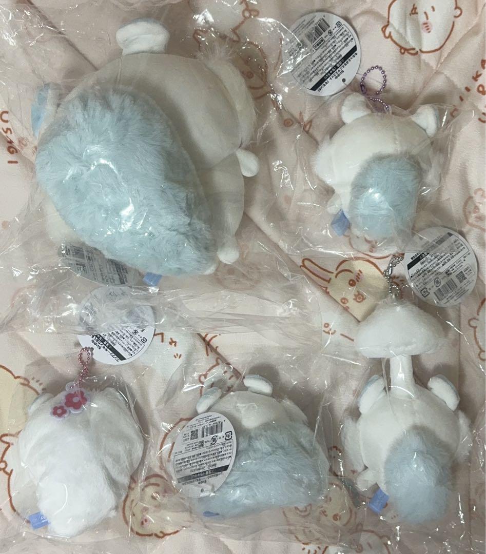 【新品】モモンガ　寄生されちゃった　しっぽふんわり　おくるみ　もちっと　４点 ちいかわ モモンガ しっぽふんわり 寄生 おくるみ もちっと
