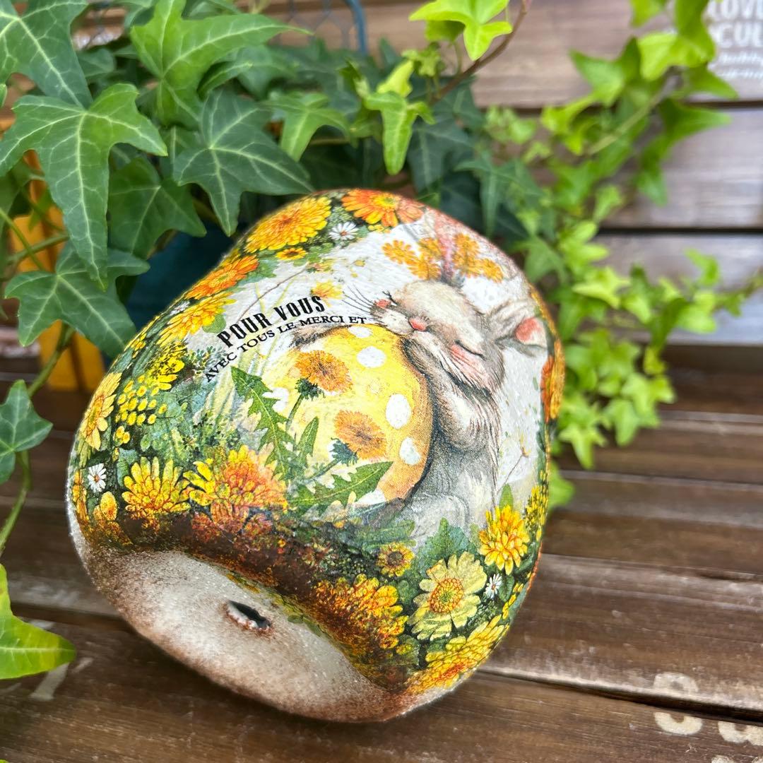 おみつさまリメイク鉢 4号ふっくら丸鉢